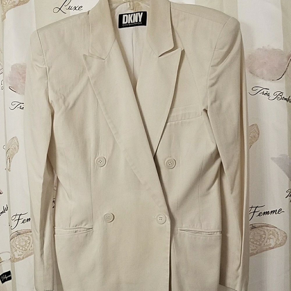 1980'S DKNY SILK BLAZER